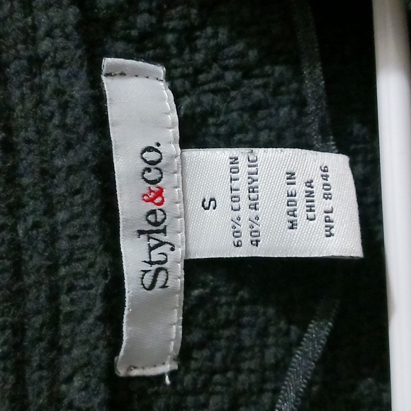 Style and co. Women's Small button-down knit sweater - Picture 2 of 4